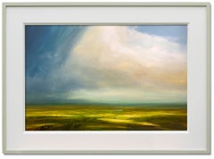 The Last of the Showers-original impressionnism landscape painting-contemporary art