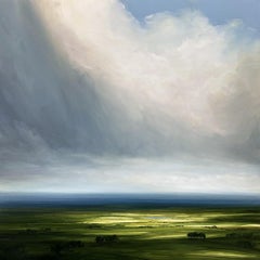 Lingering Spring - original impressionism landscape painting - contemporary ART