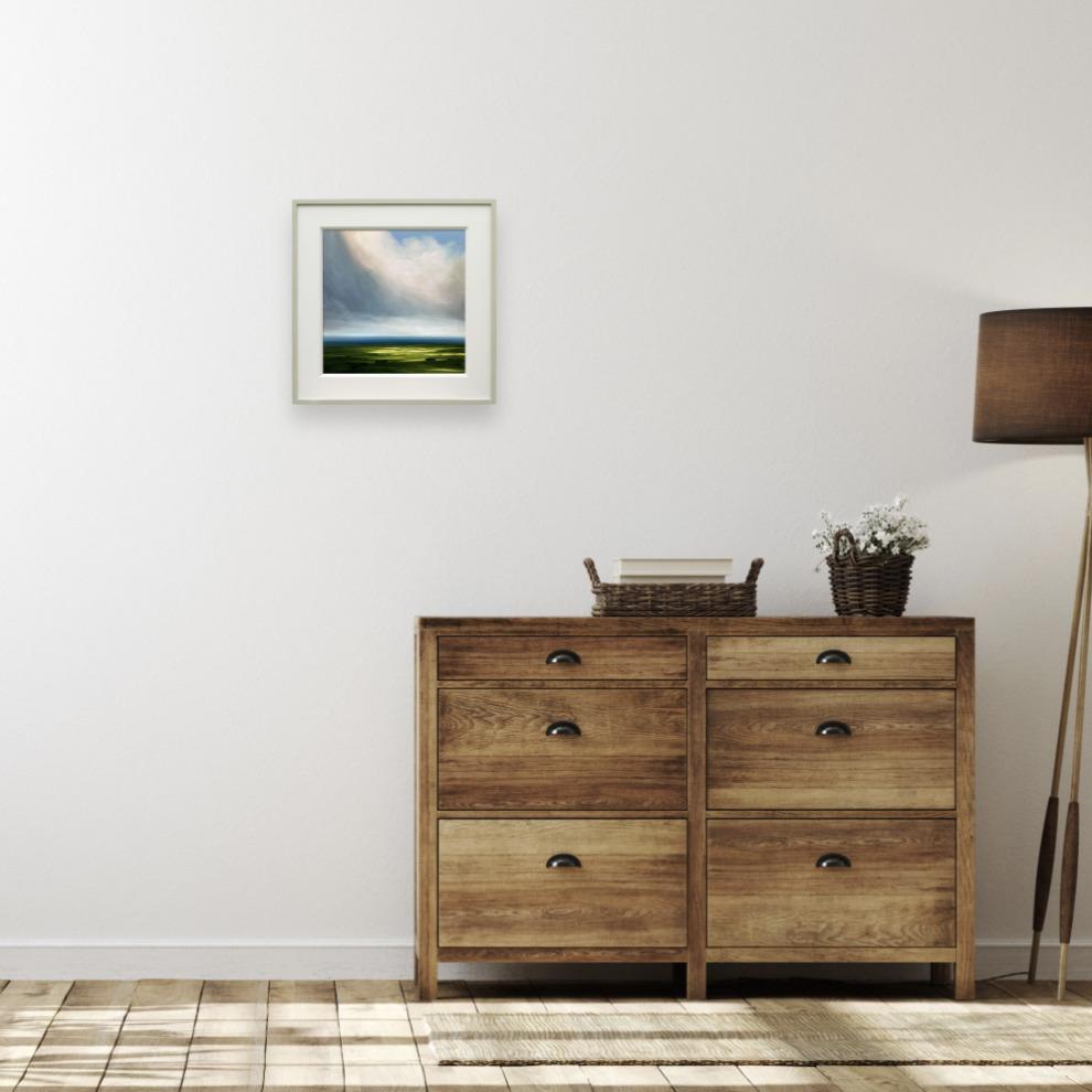 Verweilender Frühling - original impressionistische Landschaftsmalerei - Contemporary ART (Realismus), Painting, von Harry Brioche