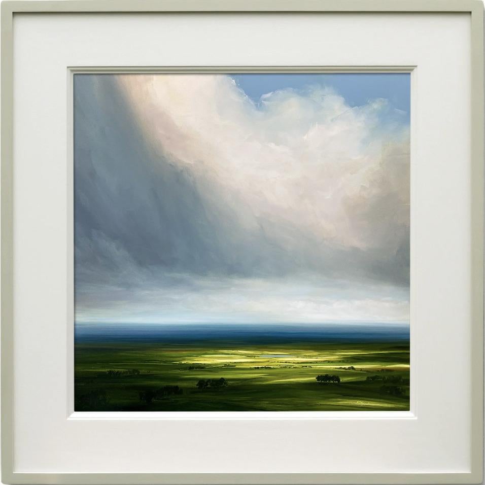 Verweilender Frühling - original impressionistische Landschaftsmalerei - Contemporary ART