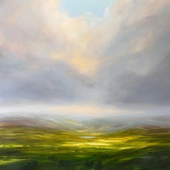 Promise of a Brighter Day-original impressionism landscape painting-contemporary