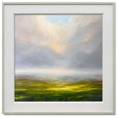 Promise of a Brighter Day-original impressionism landscape painting-contemporary