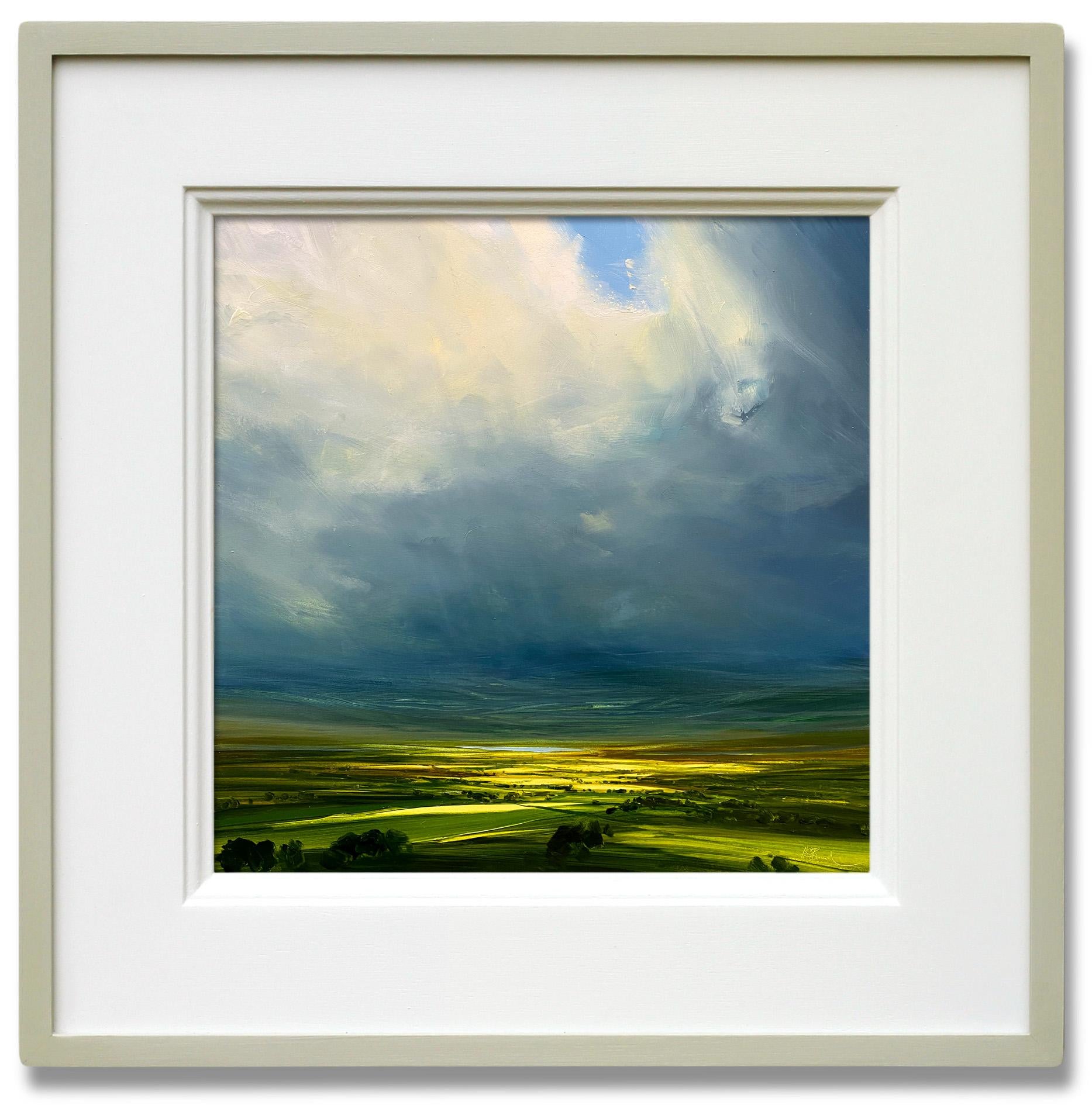 Harry Brioche Return to Blue landscape oil painting realism