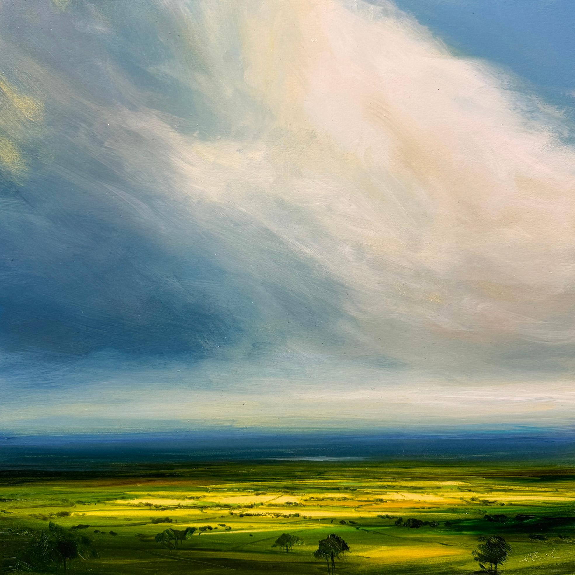 Frühlingschor - original impressionistische Landschaftsmalerei - zeitgenössische Kunst – Painting von Harry Brioche