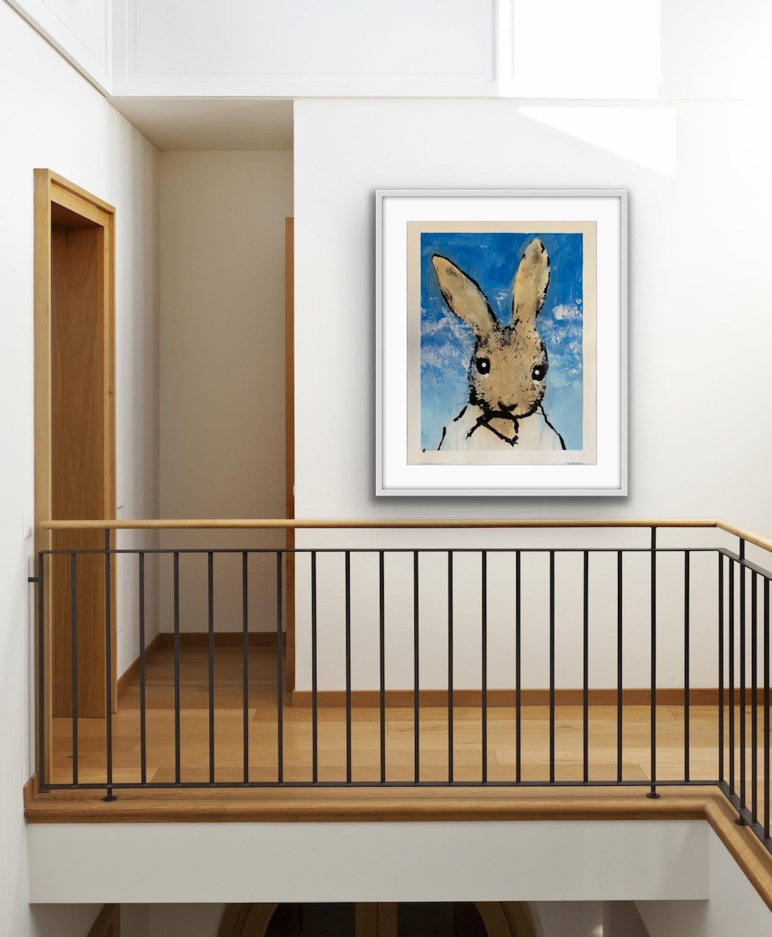 Harry Bunce, Sorry #122, Affordable Contemporary Art, Rabbit Art, Art Online 6