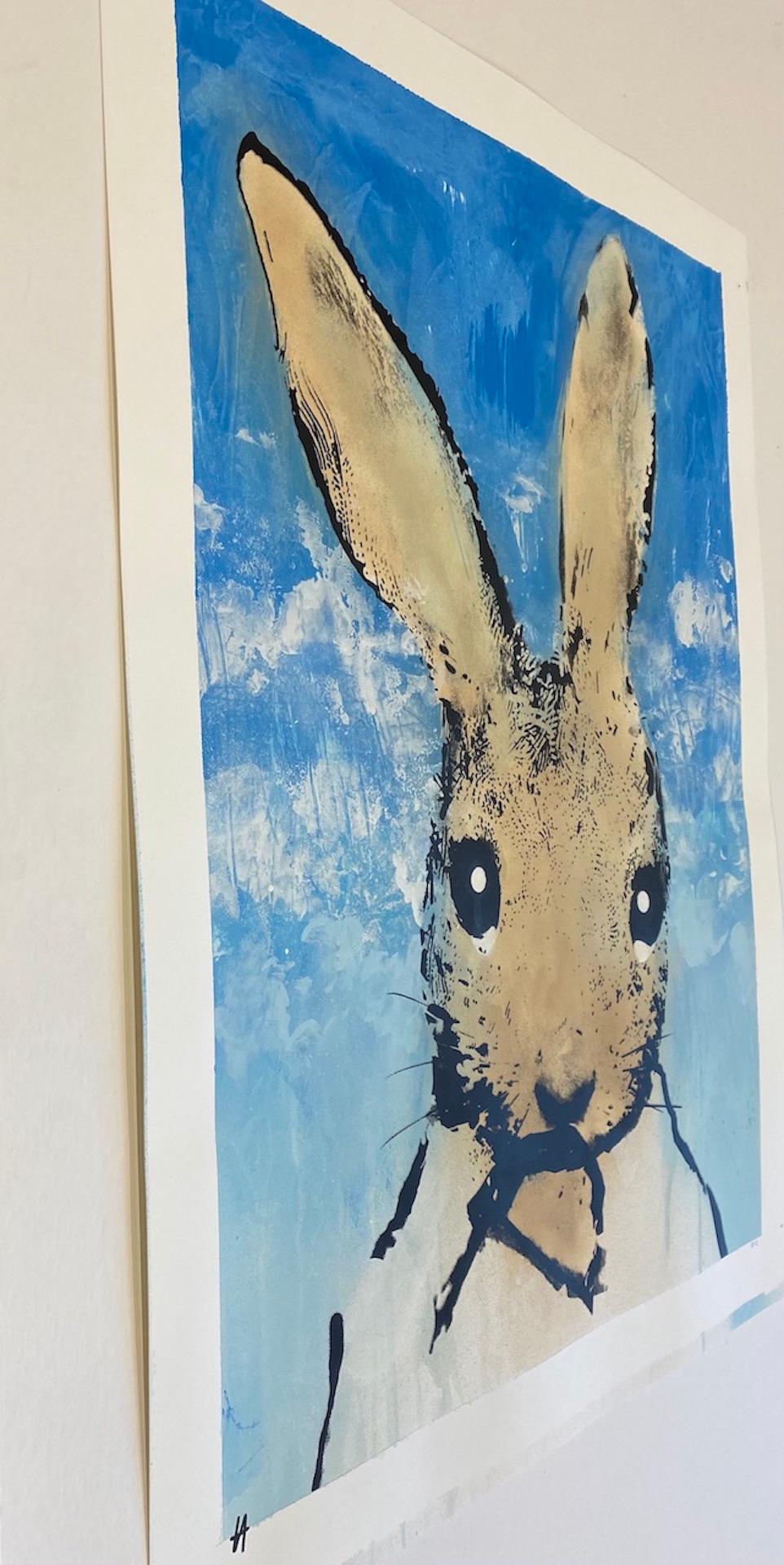 Harry Bunce, Sorry #122, Affordable Contemporary Art, Rabbit Art, Art Online 2