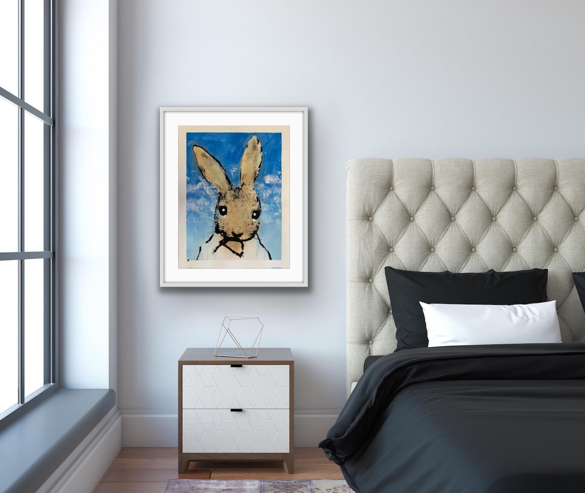 Harry Bunce, Sorry #122, Affordable Contemporary Art, Rabbit Art, Art Online 4