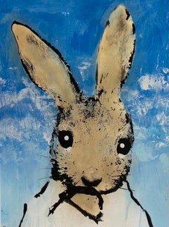 Harry Bunce, Sorry #122, Art contemporain à prix abordable, Art lapin, Art en ligne