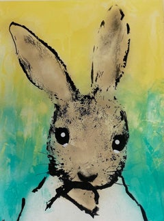 Harry Bunce, Sorry #123, Contemporary Art, Mixed Media Art, Animal Art