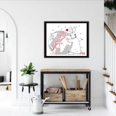 FRAGILE, Harry Bunce, Limited Edition Silkscreen Print, Original ContemporaryArt
