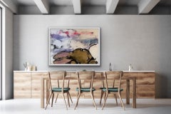 Listen #8, Harry Bunce, Limited Edition Hare Mixed Media Painting, Animal Art