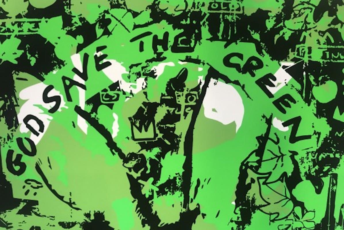 God Save the Green (II), limited edition print, animal art, pop art, affordable For Sale 1