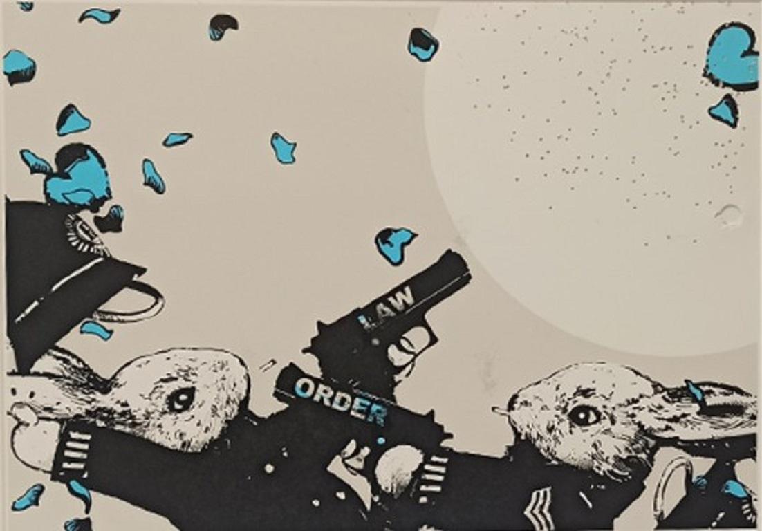 Harry Bunce, Law and Order, Stampa animale in edizione limitata,  Arte politica