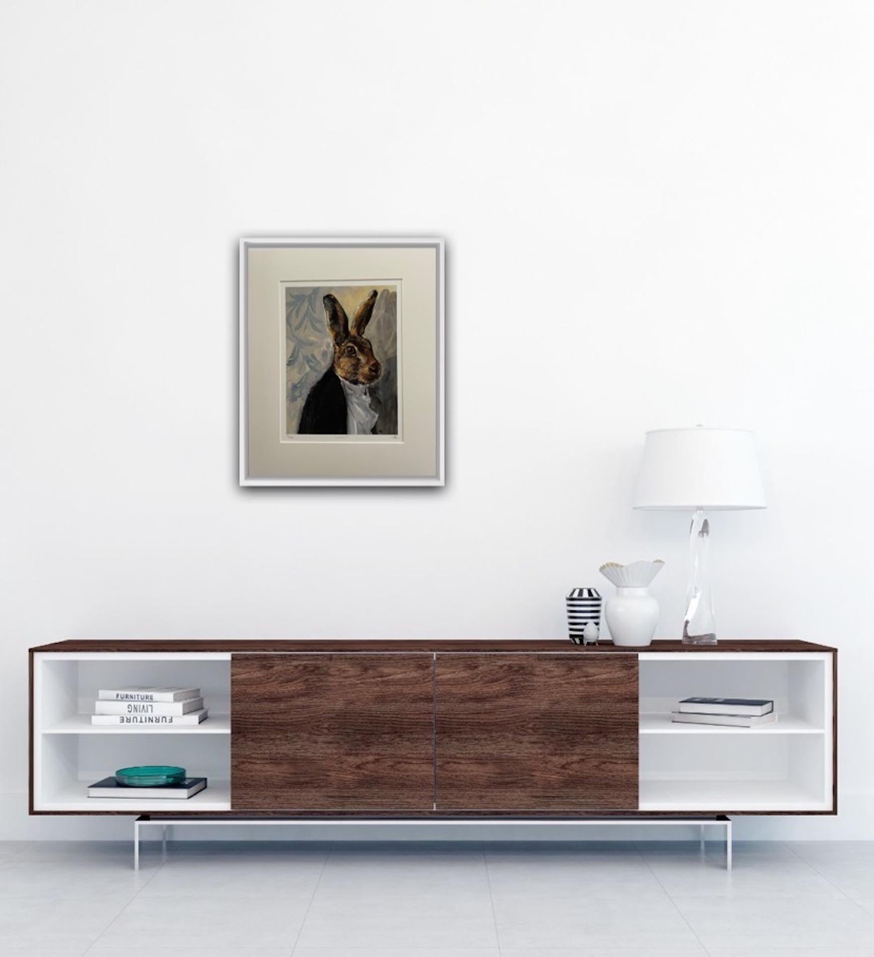 Harry Bunce, Lepus, Art abordable, Art en ligne, Art contemporain, Art animal en vente 9