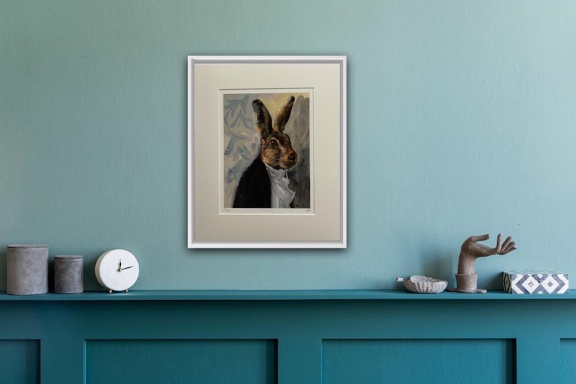 Harry Bunce, Lepus, Art abordable, Art en ligne, Art contemporain, Art animal en vente 1