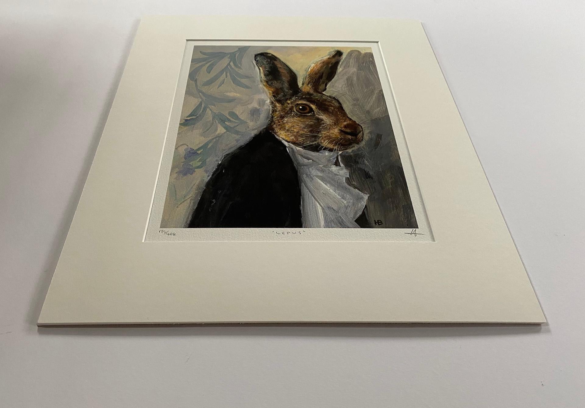 Harry Bunce, Lepus, Art abordable, Art en ligne, Art contemporain, Art animal en vente 7