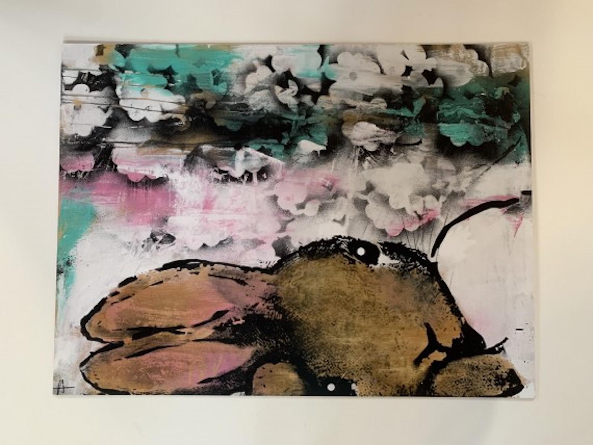 Harry Bunce, Listen # 6, Zeitgenössische Kunst, Tierkunst, Erschwingliche Kunst 1