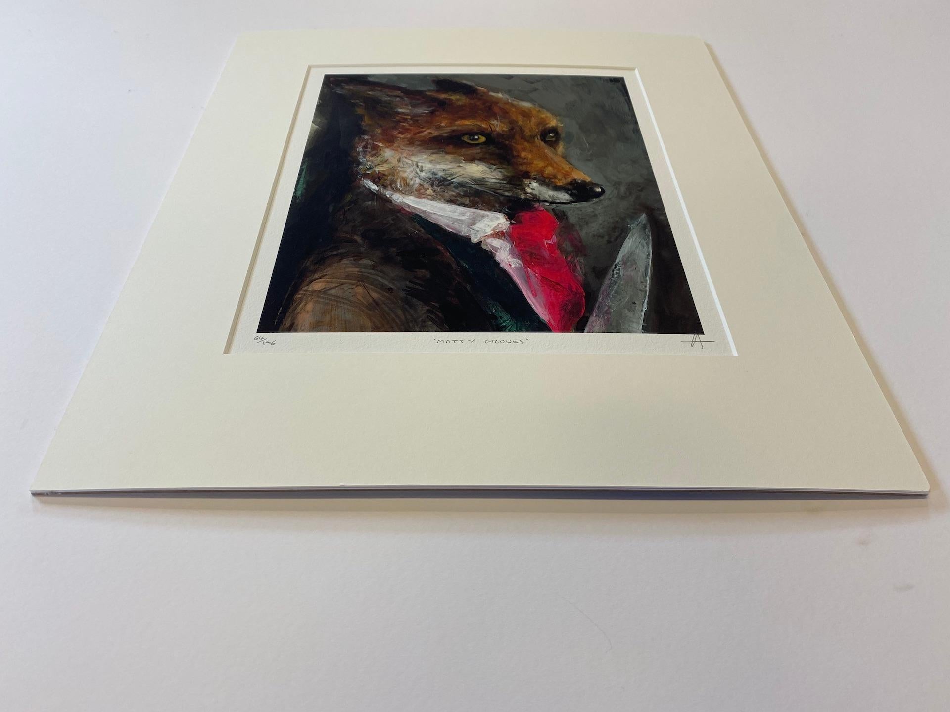 Harry Bunce, Matty Groves, estampe en édition limitée, Fox Art, art abordable en vente 7