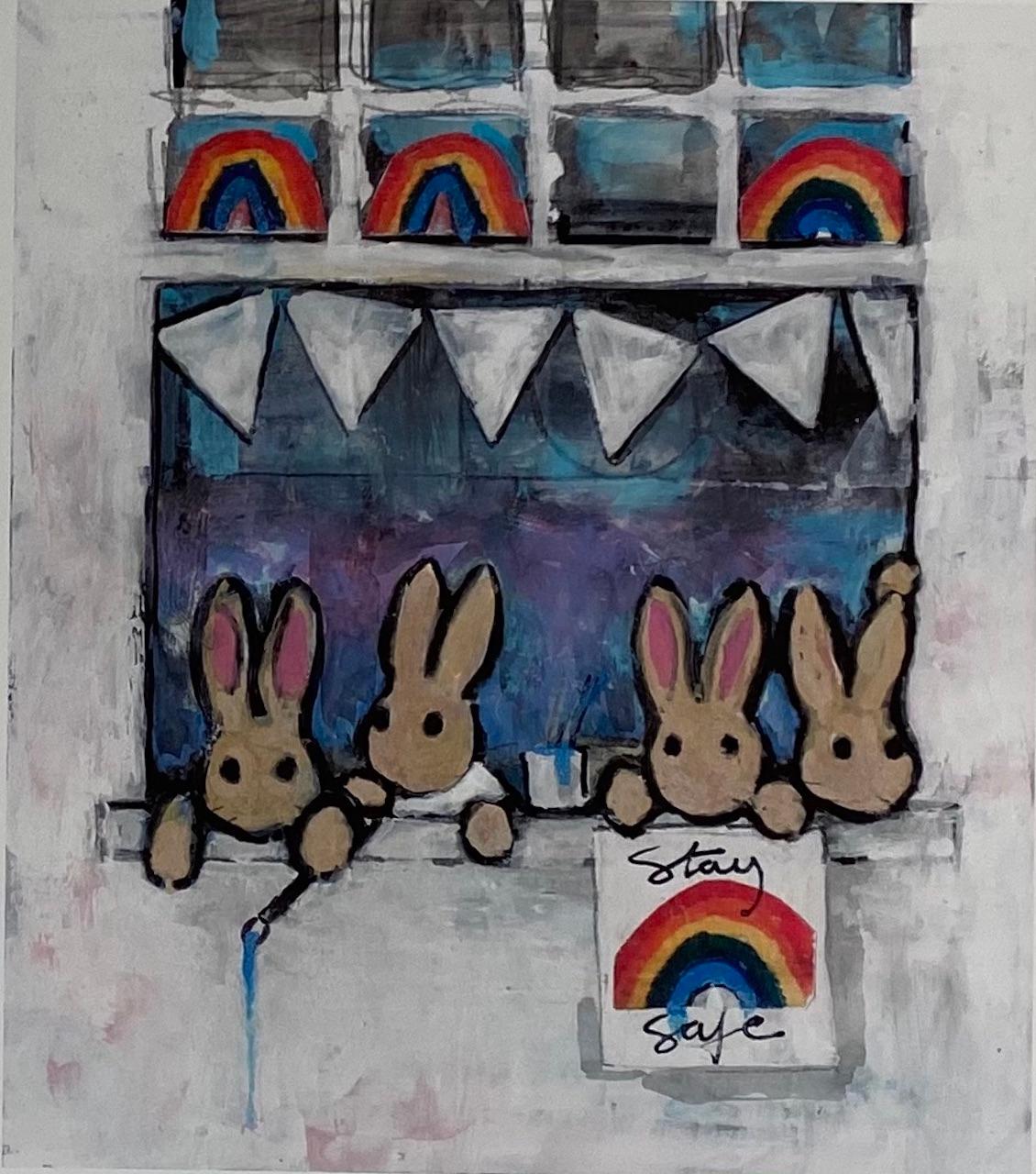 Home Skooling By Harry Bunce [2020]

Home Skooling is a limited edition print by Harry Bunce. This fun and endearing print depicts a group of rabbits staying home during lockdown. Please note that the complete size of unframed work is the sheet size