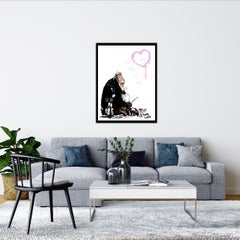 Homefront with Silkscreen Print by Harry Bunce