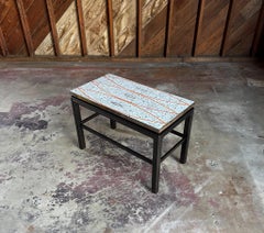 Harry Burger Custom Glass Mosaic Tile Side Table, Hollywood, c.1955