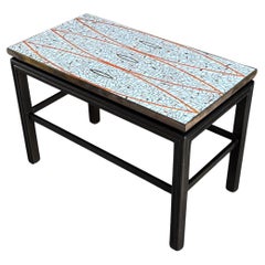 Harry Burger Custom Glass Mosaic Tile Side Table, Hollywood, c.1955