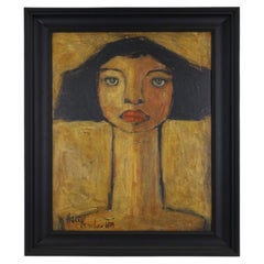 Harry Charles Tim Neo-Expressionist Painting ‘Proud’ from the 'Longhead' Series