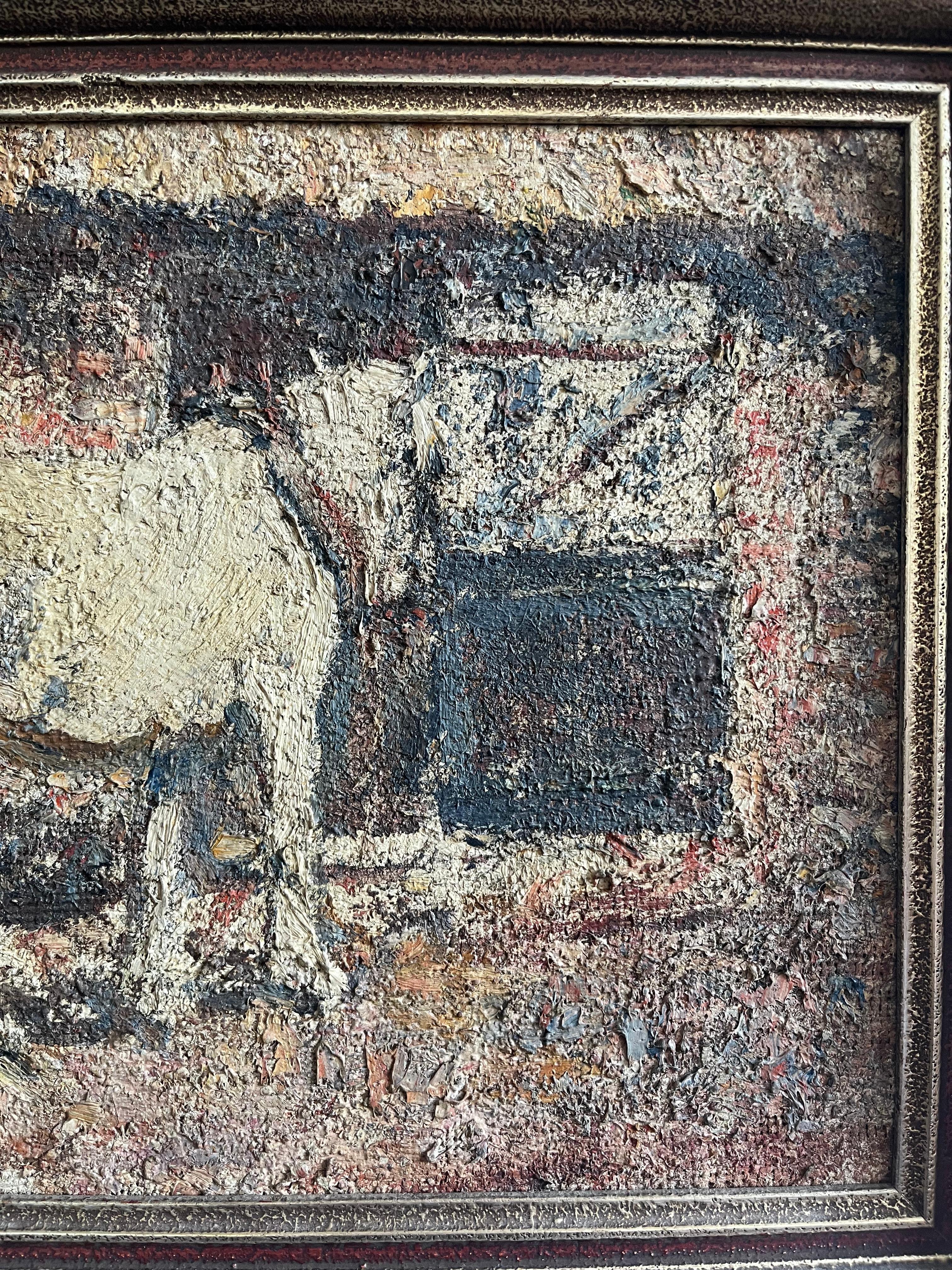 Harry Fidler, Impressionist study of a working Horse in farmyard For Sale 10
