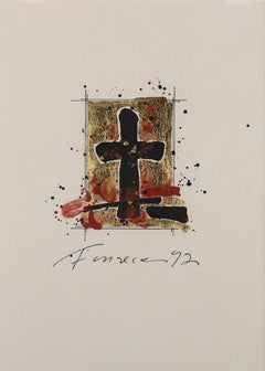 Harry Fonseca (1946 -2006) - Mixed Media, The Discovery of Gold and Souls #2