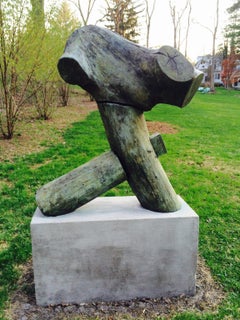 "Delaware Bronze", Abstract, Organic, Unique Cast Bronze Metal Sculpture