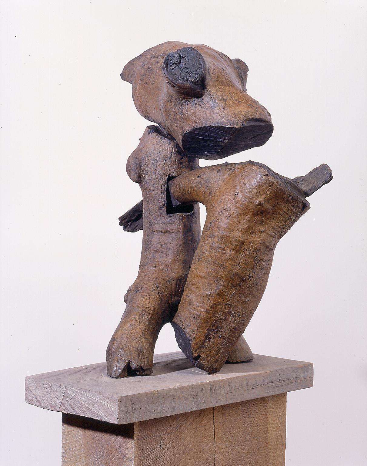 Harry H. Gordon Abstract Sculpture - "Tango", Abstract, Organic, Unique Cast Bronze Metal Sculpture