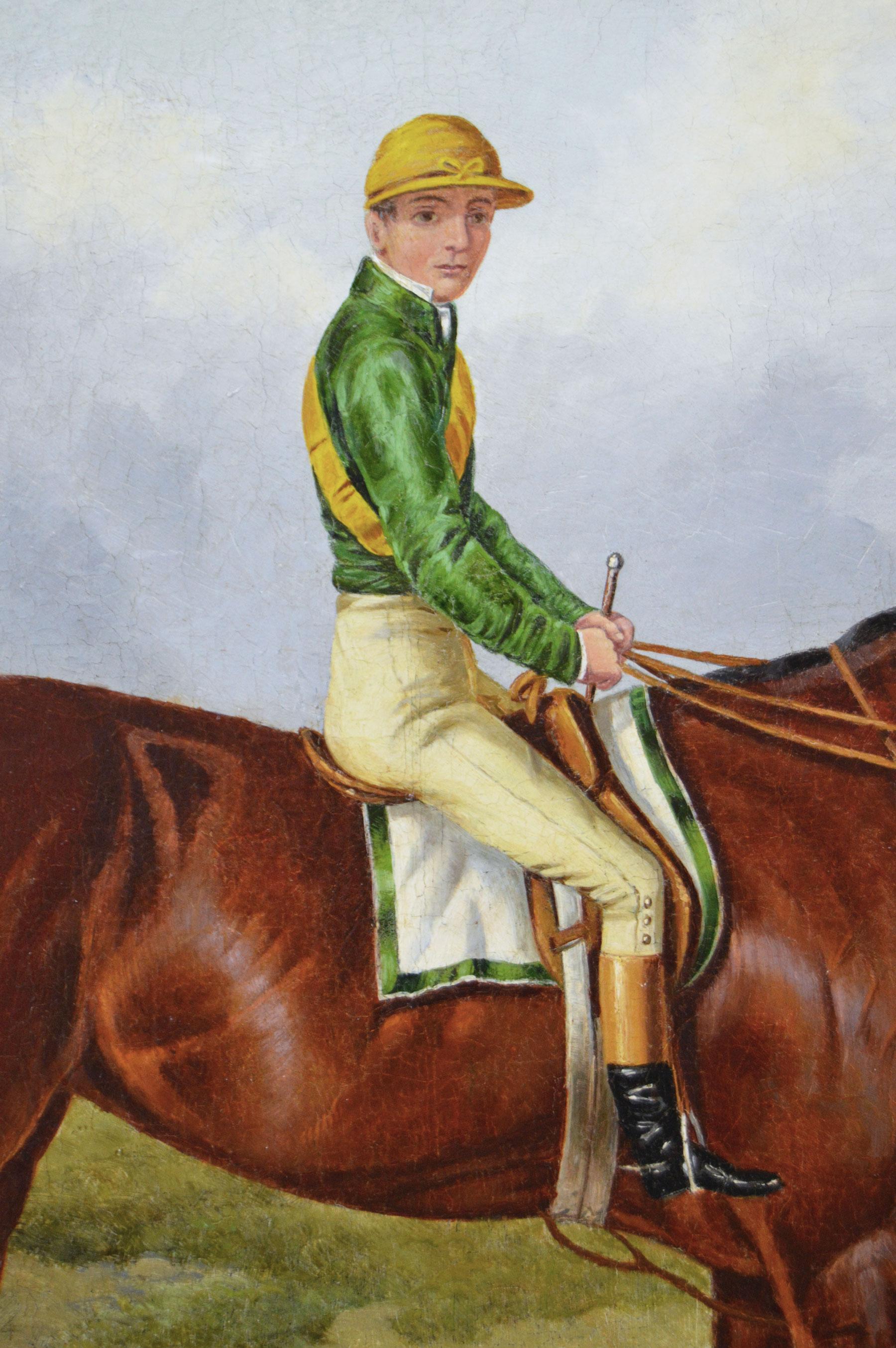 Harry Hall
Britannique, (1815-1882)
Blink Bonny
Huile sur toile, signée et datée de 1857
Taille de l'image : 25 pouces x 31 pouces 
Dimensions, y compris le cadre : 32.25 pouces x 38.25 pouces

Ce portrait de cheval de sport bien exécuté par Harry