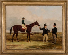 Mr Martinson’s Nancy With Job Marson, Jr. Up and the Trainer Job Marson Sr. 1851