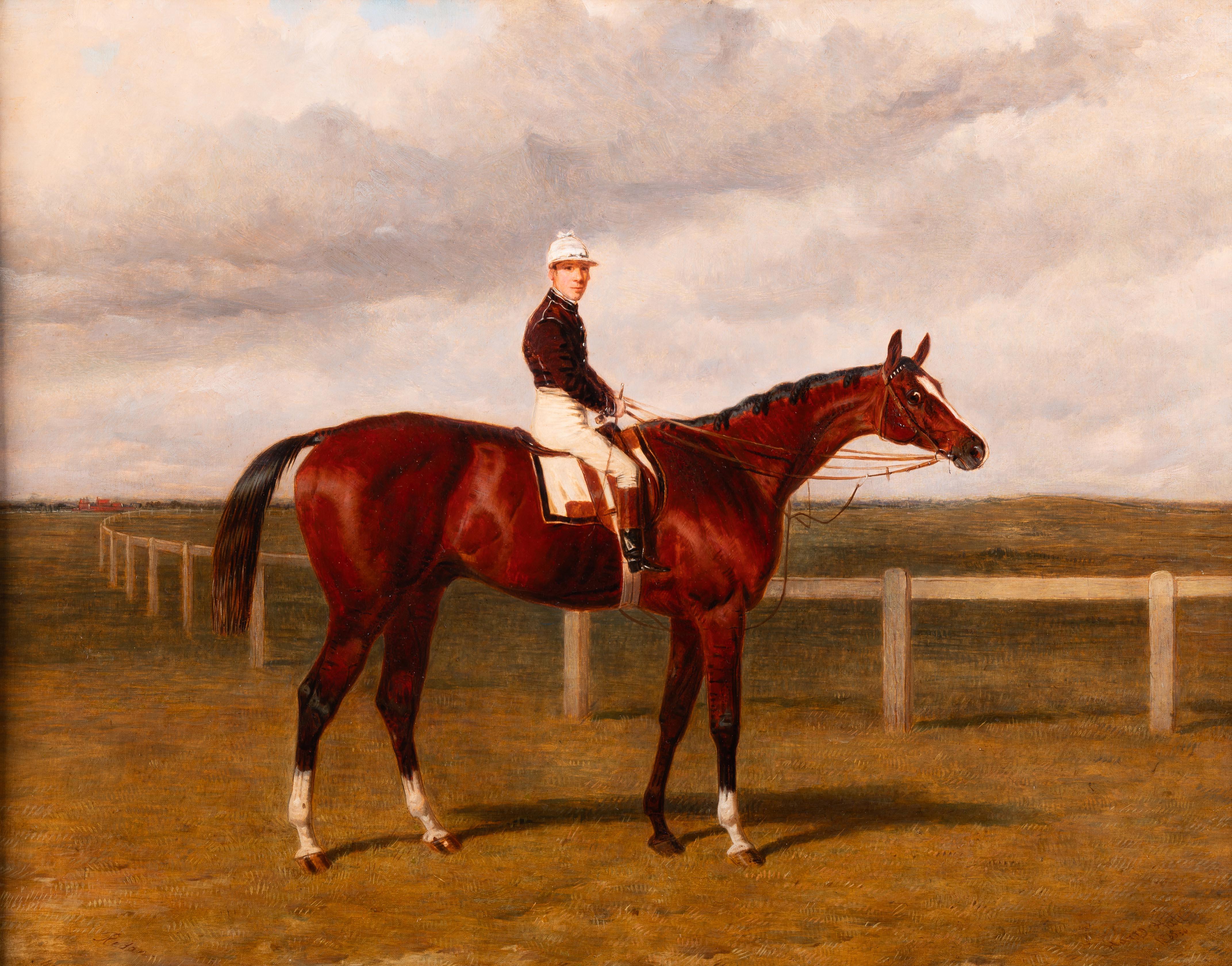 Redan with jockey up - Painting by Harry Hall