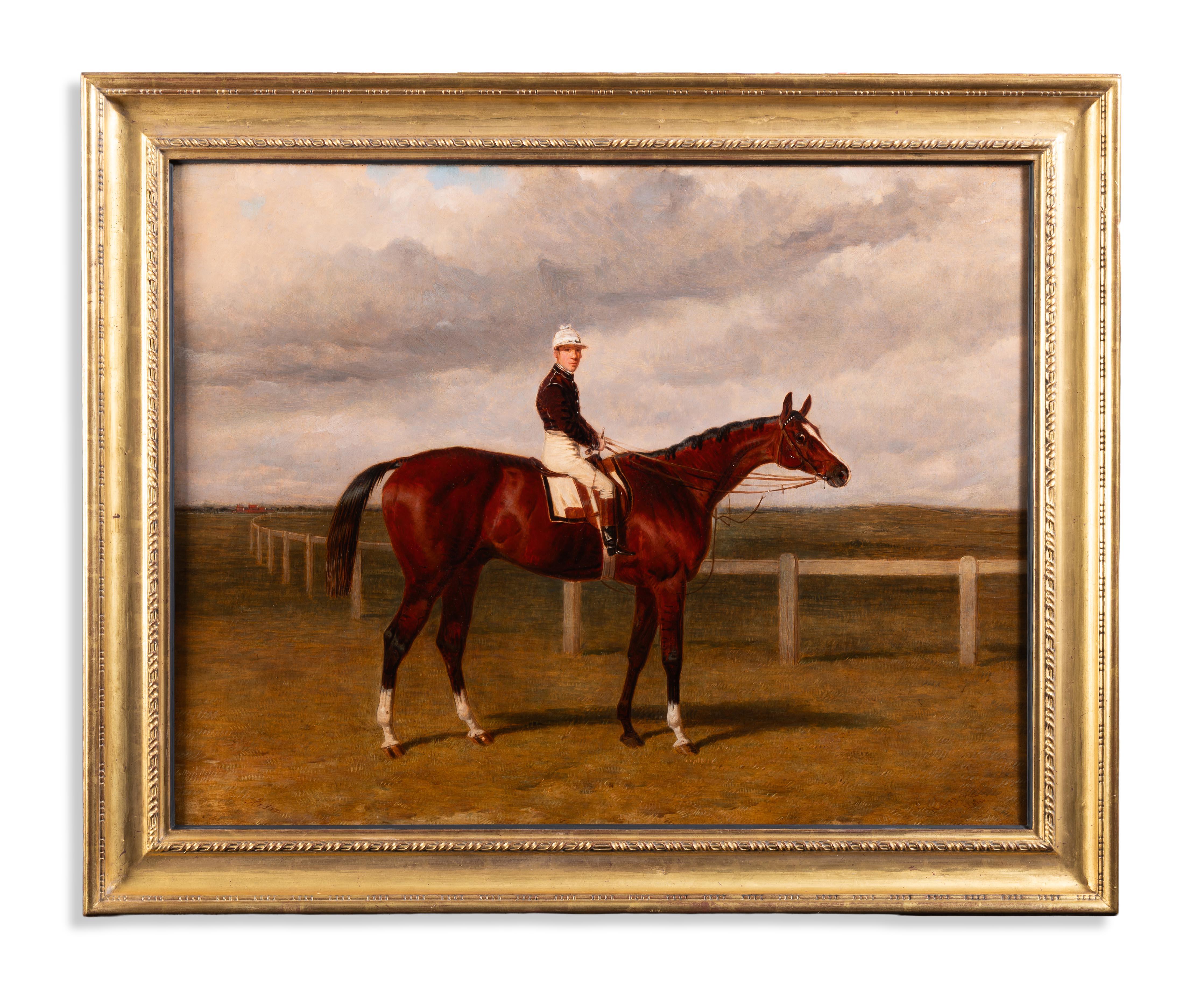 Harry Hall Animal Painting - Redan with jockey up