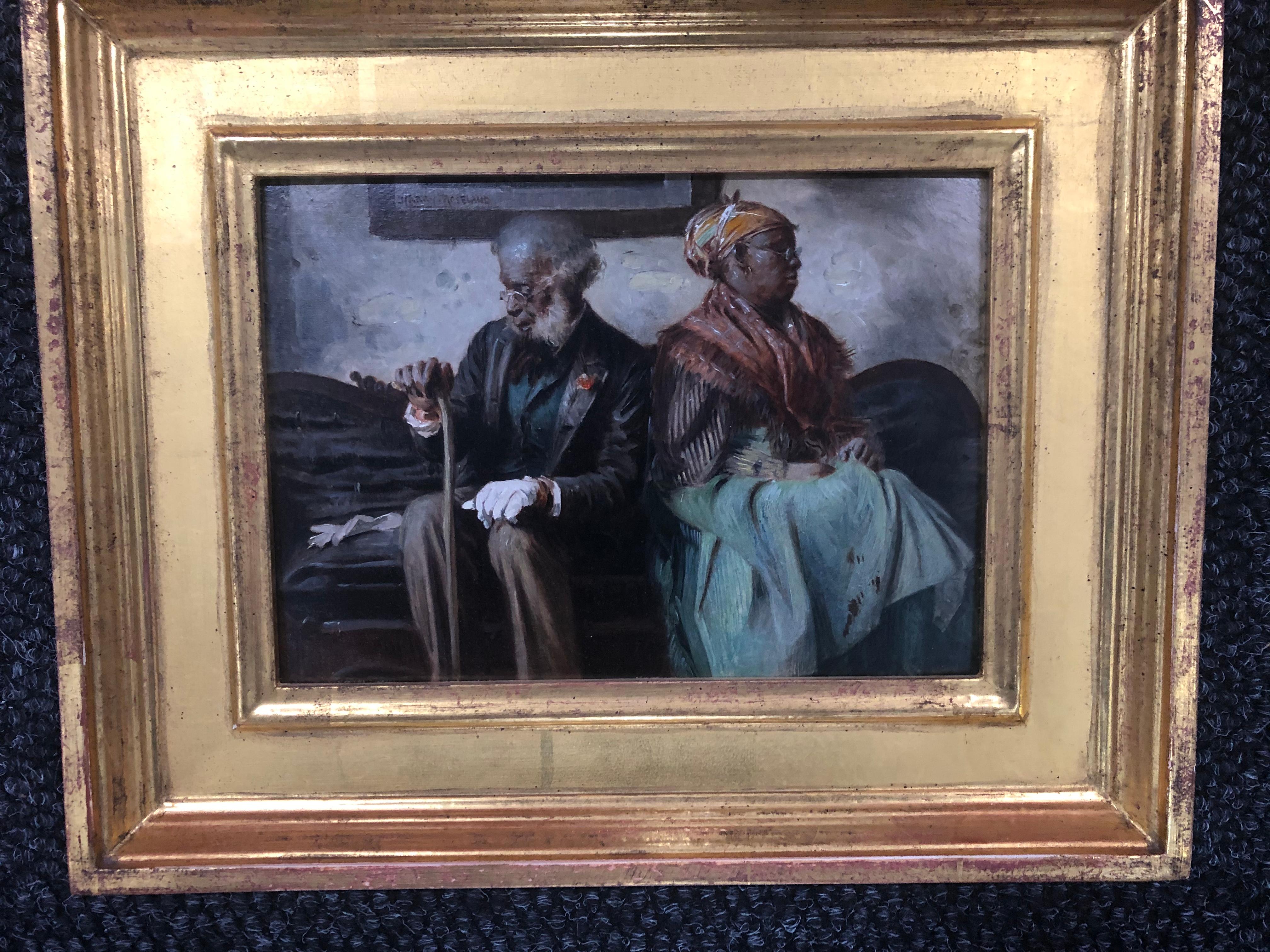 Harry Roseland Silent treatment (Amerikanischer Realismus), Painting, von Harry Herman Roseland