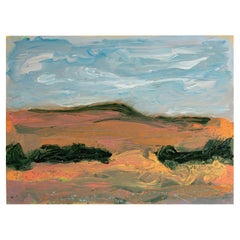 Harry Hilson Signed 1986 “Horizon” Acrylic Painting