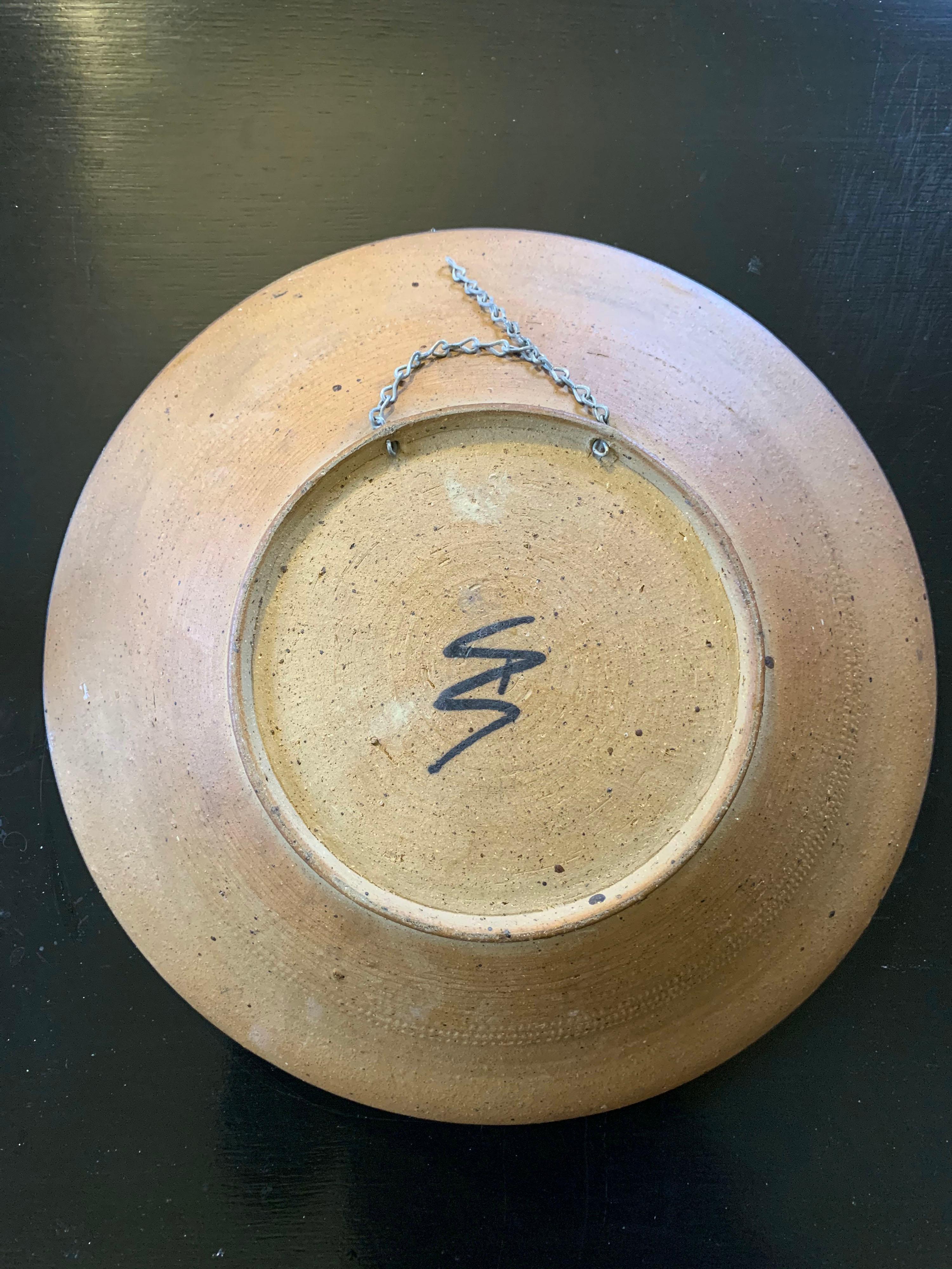 Harry Holl Studio Pottery Centerpiece Wall Hanging Bowl for Scargo