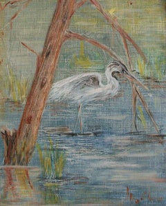 Harry Hutchinson Shaw, Oil Painting on Canvas, Signed, U.S.A., circa 1950's