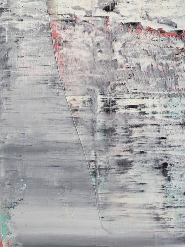 Zen astratto #462 - Abstract Painting Grigio di Harry James Moody