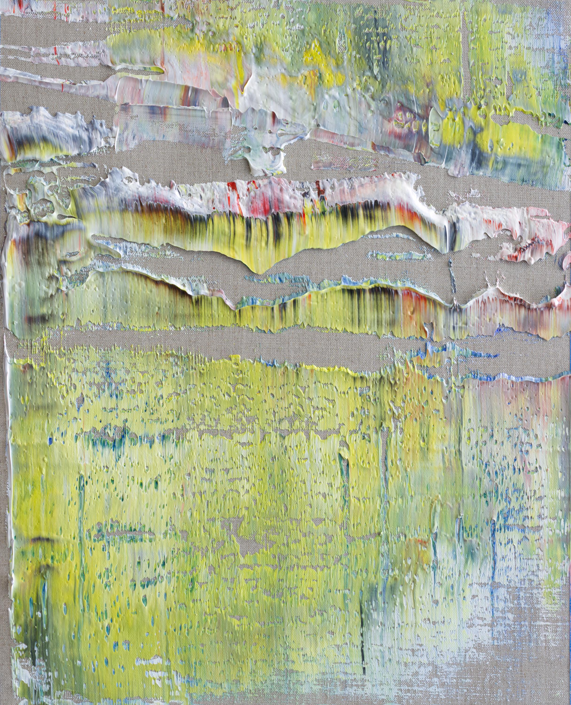 Harry James Moody Abstract Painting – Kunstskizze #399 physische abstrakte Kunst 