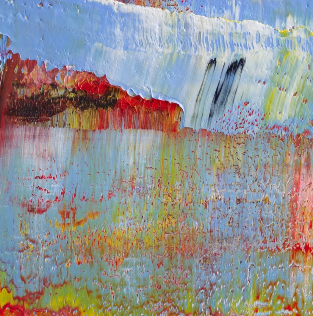Lino con algo de abstracto #551 - Painting Abstracto de Harry James Moody
