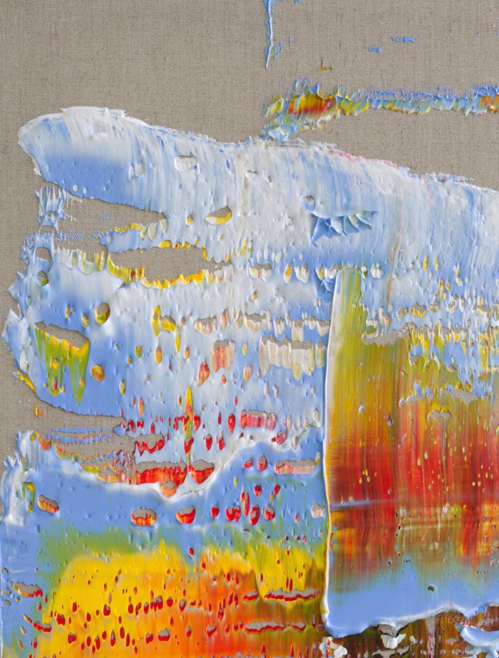 Lino con algo de abstracto #552 - Painting de Harry James Moody