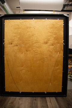 Late Day Bison, Wildlife Impressionist Oil Painting on Panel, Western Art