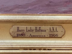 'Early Morning River Landscape, ' by Harry L. Hoffman, Oil on Canvas Painting