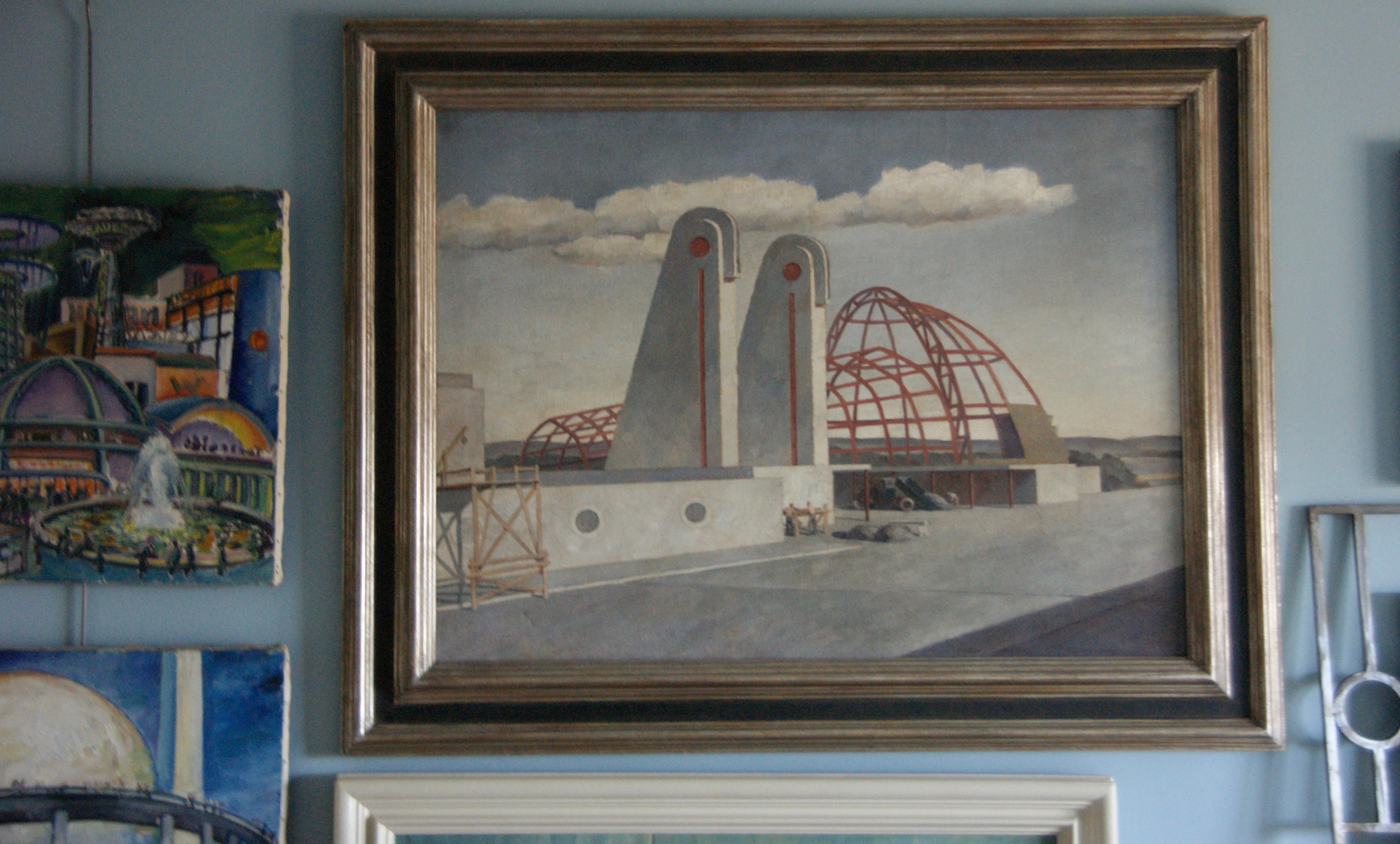 1, 000 piece Museum Quality Collection of Art & Objects from NYC 1939 Worlds Fair - Painting by Harry Lane