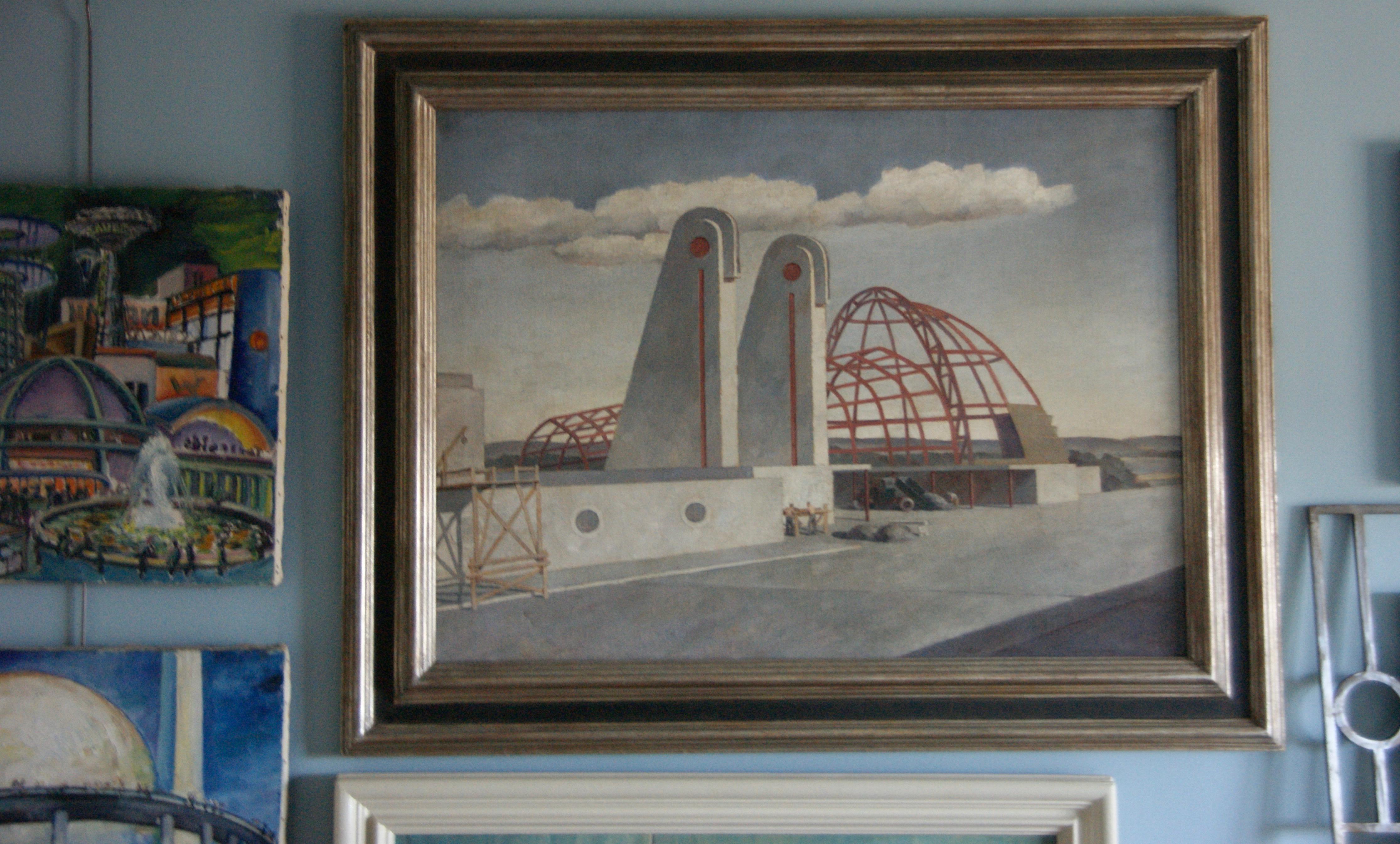 1939 World's Fair NYC, collezione di arte e oggetti di qualità museale di 1000 pezzi - Painting di Harry Lane