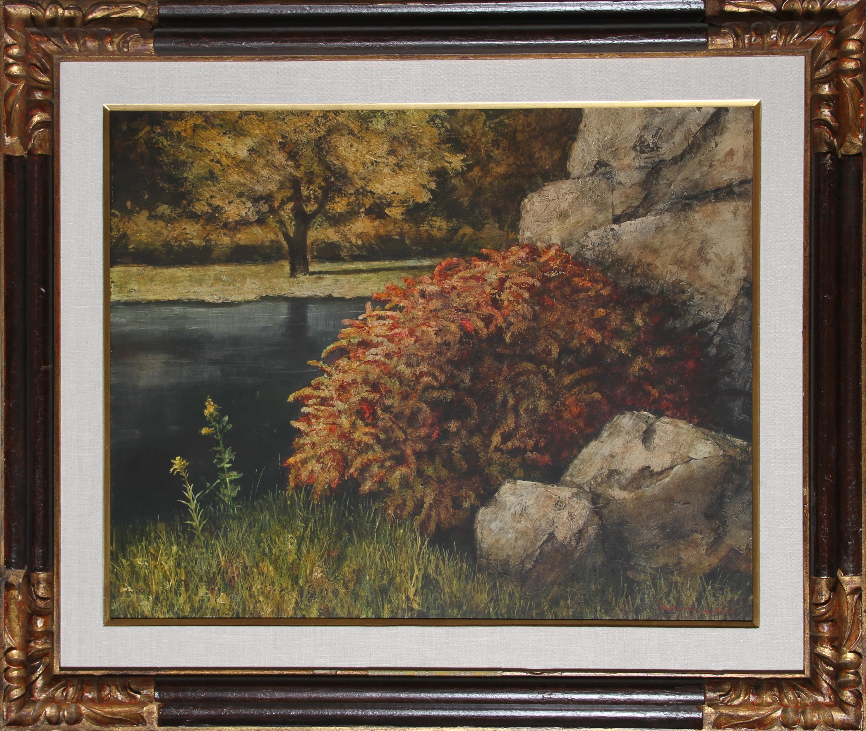 Barberry Bush, Oil Painting by Harry Lane