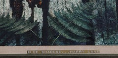 Blue Shadows, Framed Photorealist Oil Painting by Harry Lane