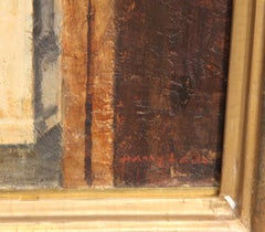 Intermezzo, architektonisches Ölgemälde von Harry Lane